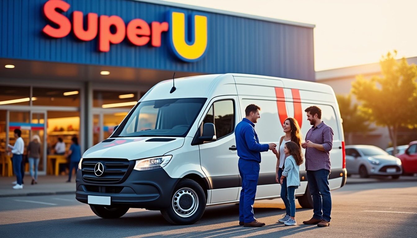Illustration: Découvrez l’enseigne Super U et son service de location de camionnettes