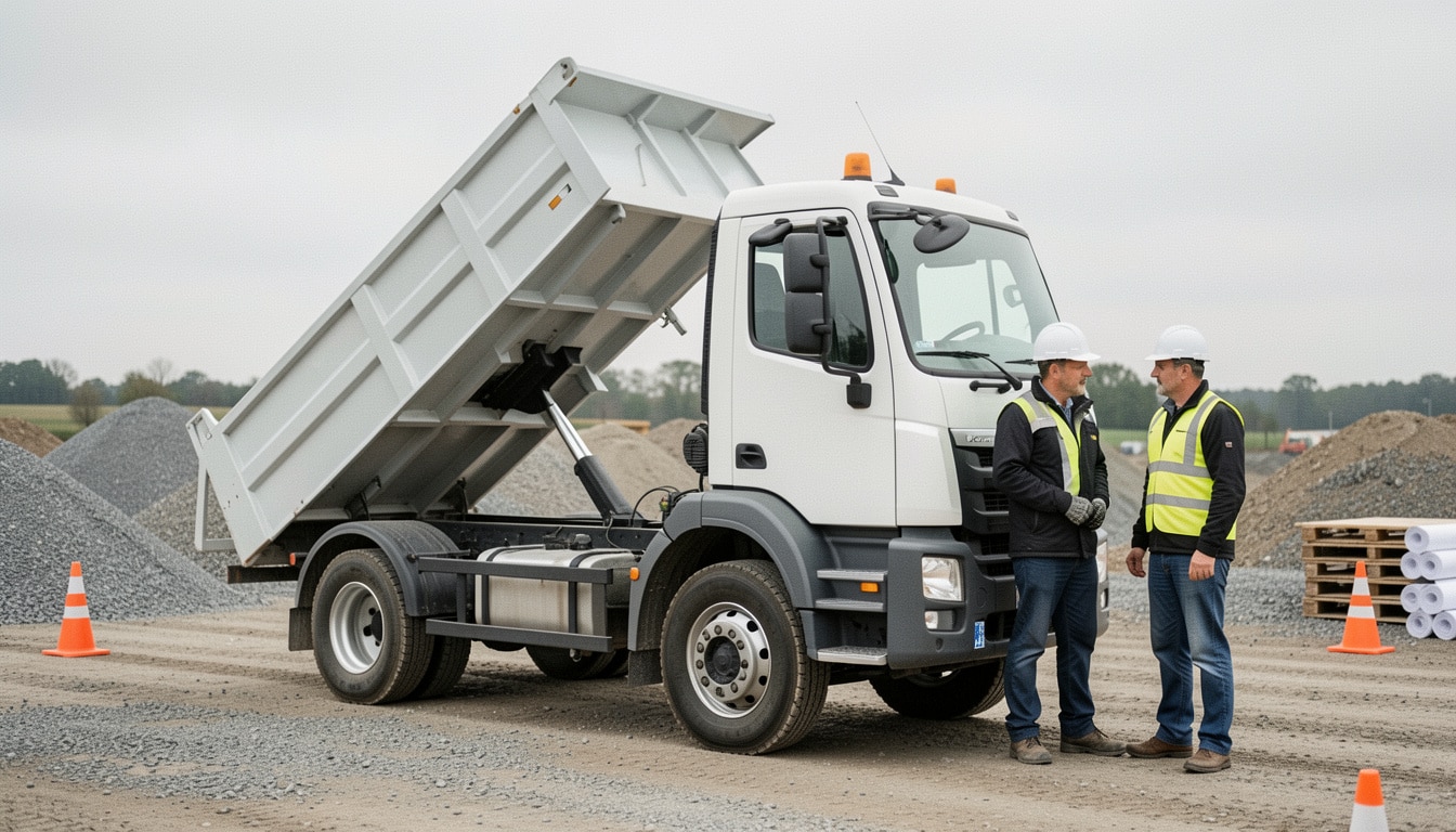Choisir un camion-benne de chantier sans se tromper