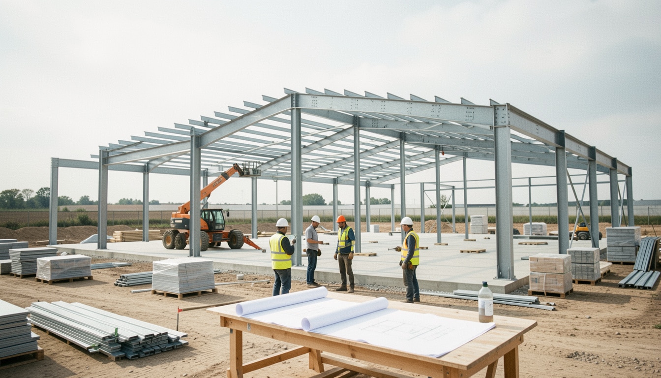 Construction d’un entrepôt : budget, structure et choix