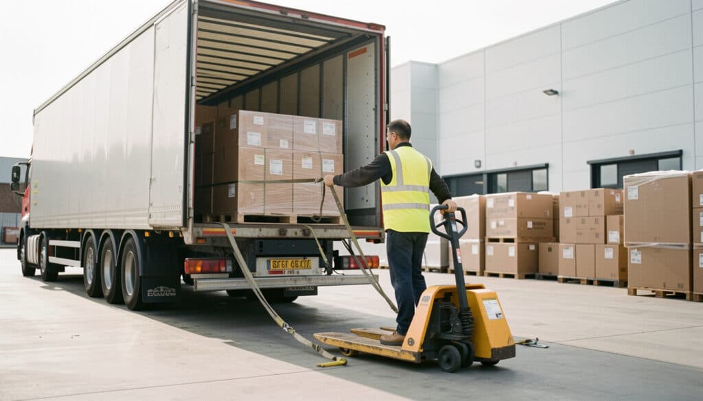 Chargement de camion en logistique : méthode sûre