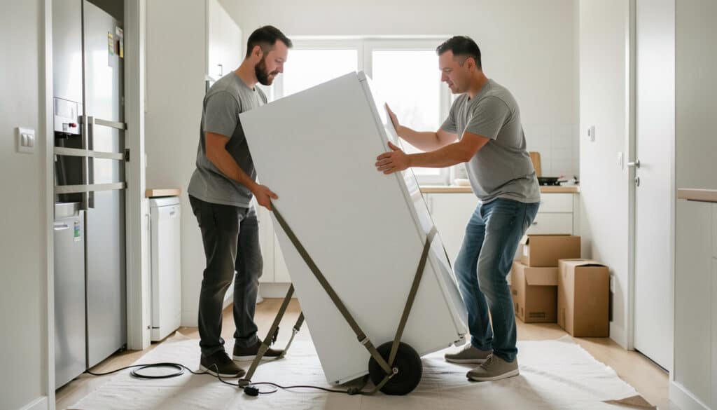 Déplacer un frigo sans risque et le rebrancher au bon moment