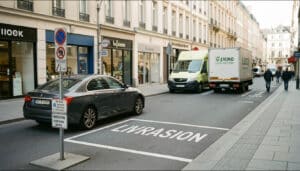 Peut-on se garer sur une place de livraison ?